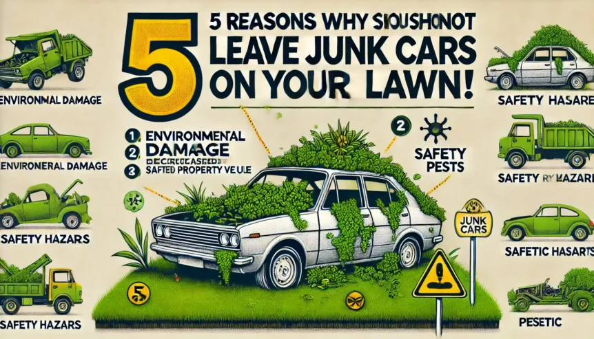 5 Reasons Why You should not leave Junk cars on your lawn!